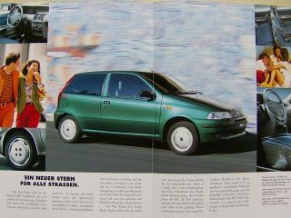 Fiat Punto Star Sonderprospekt Oktober 1996 NEU