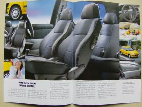 Fiat Punto Team Sonderprospek Oktober 1996 NEU