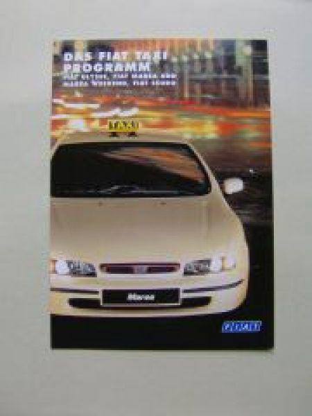 Fiat TAXI Programm Ulysse, Marea, Scudo November 1996 NEU
