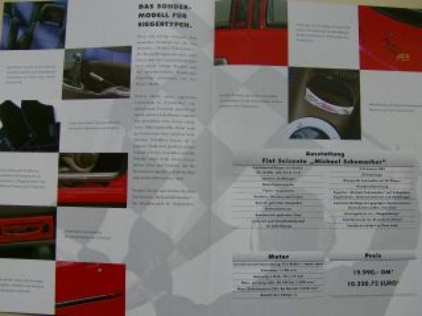 Fiat Seicento Michael Schumacher Edition September 2000 NEU