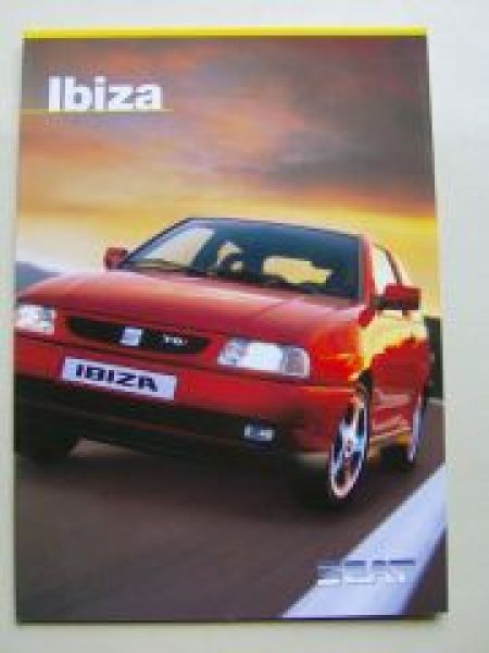 Seat Ibiza +GT +Cupra2 Prospekt Juli 1998 NEU