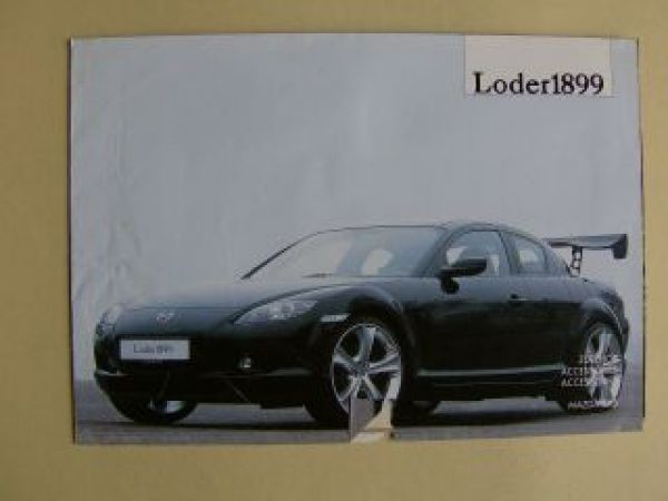 Loder1899 Mazda RX-8 Zubehör Prospekt März 2005