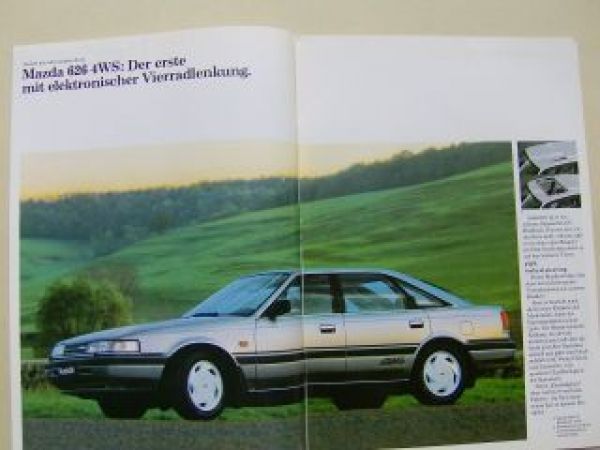 Mazda 626 4WS Prospekt Rarität September 1987