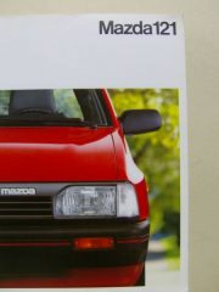 Mazda 121 Prospekt Januar 1989+Canvas Top DA