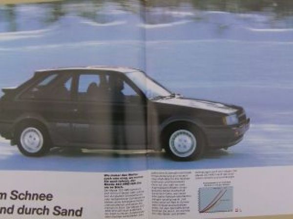 Mazda 323 4WD Im Blickpunkt Permanenter Allradantrieb