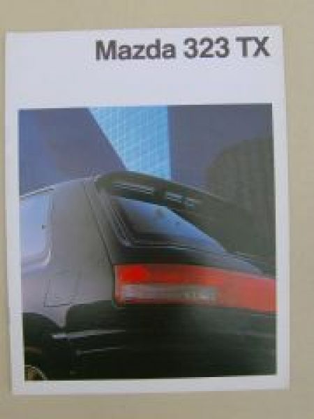 Mazda 323 TX Prospekt September 1990 BG