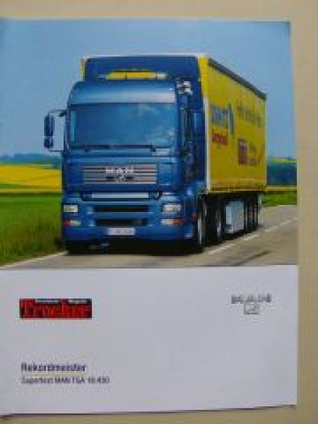 Trucker MAN TGA 18.430 Supertest Sonderdruck