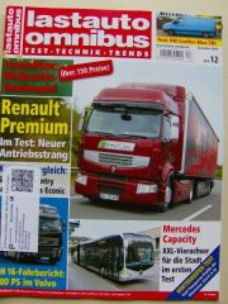 lastauto omnibus 12/2009 Renault Premium,mercedes Capacity
