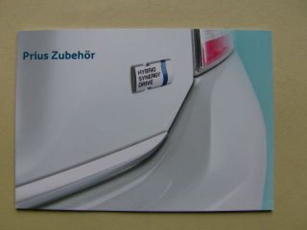 Toyota Prius Zubehör Prospekt Juni 2009 NEU Typ ZVW30