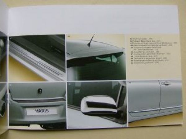 Toyota Yaris Zubehör Prospekt Februar 2010 NEU