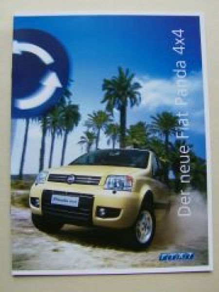 Fiat Panda 4X4 Prospekt September 2004 NEU