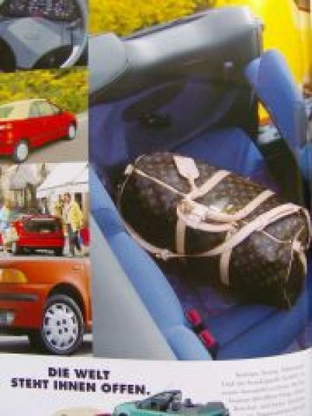 Fiat Punto Cabrio Prospekt Juni 1998 NEU