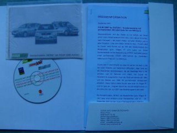 Suzuki Pressemappe Sondermodelle Four Grip 2001