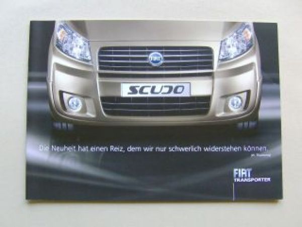 Fiat Scudo Transporter Prospekt Januar 2007 NEU