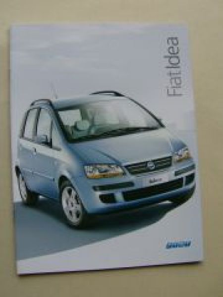 Fiat Idea Prospekt Januar 2004 NEU