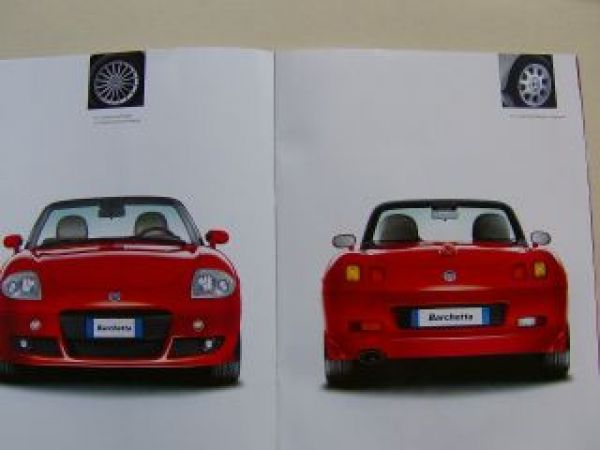 Fiat barchetta Prospekt Juni 2003 NEU