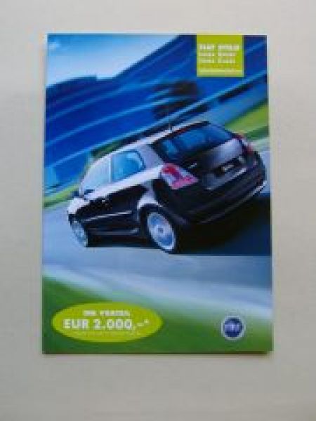 Fiat Stilo Linea Sport Class Sondermodelle Januar 2003 NEU Typ19