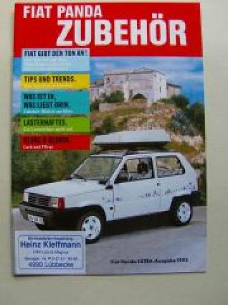 Fiat Panda Zubehör Extra Ausgabe Oktober 1992 NEU : Autoliteratur