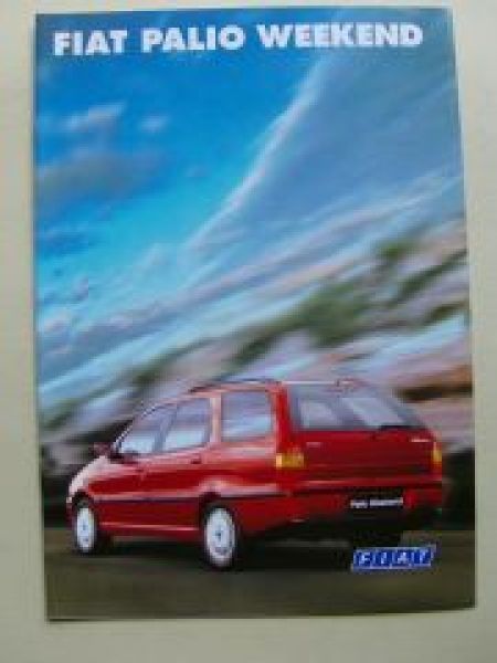 Fiat Palio Weekend Prospekt Oktober 1997 NEU