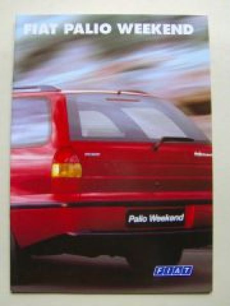 Fiat Palio Weekend Prospekt Dezember 1997 NEU