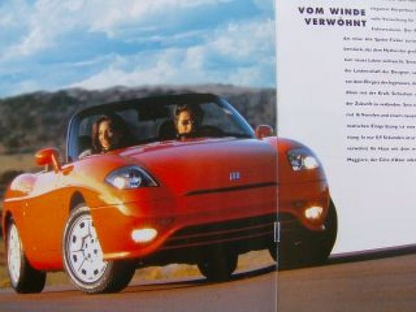 Fiat barchetta Prospekt Mai 1996 NEU