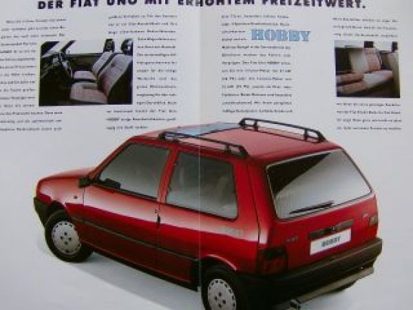 Fiat Uno Sondermodell Hobby März 1993 NEU