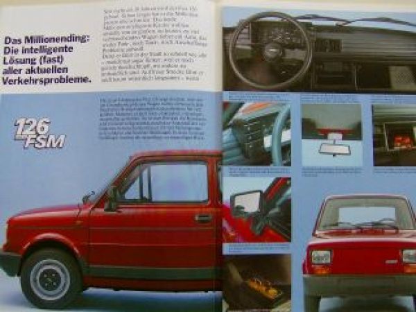 Fiat 126 Made by FSM Mai 1985 Prospekt