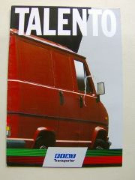 Fiat Talento Prospekt Februar 1990 NEU