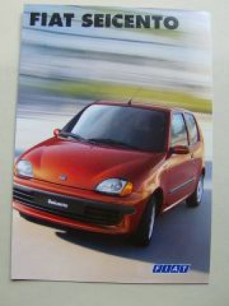 Fiat Seicento Prospekt September 1999