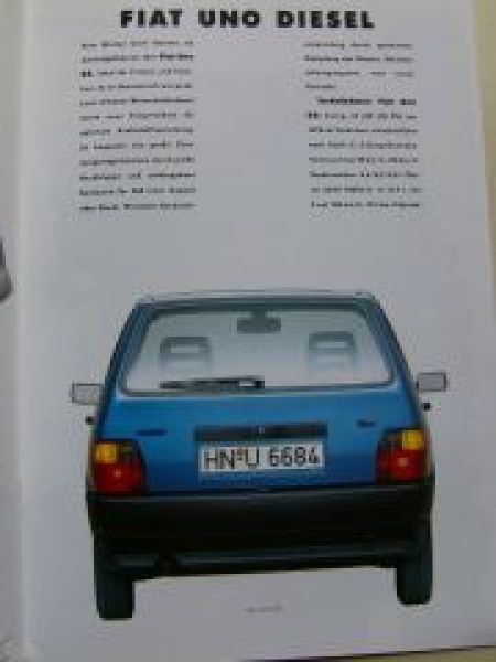 Fiat Uno +Turbo i.e.Racing September 1992