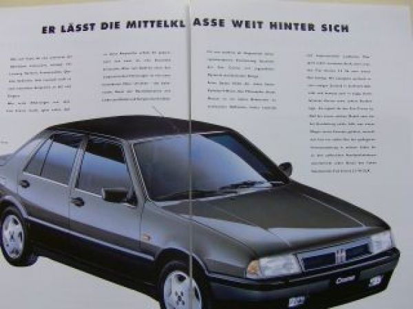 Fiat Croma Prospekt Februar 1994 Rarität