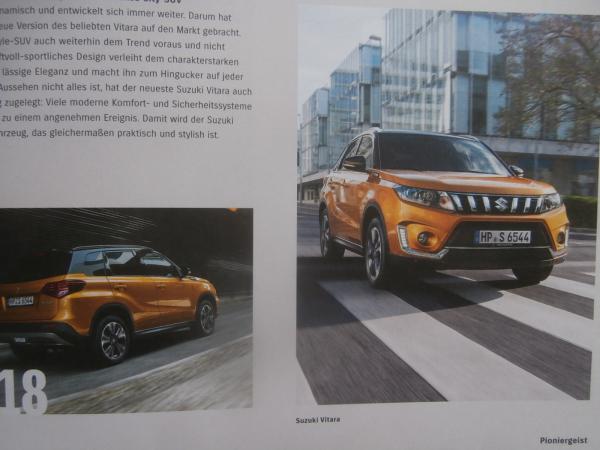 Suzuki Historie Allgrip Pioniergeist Technik +Swift +Ignis +SX4 S-Cross +Vitara +Jimny Prospekt Februar 2019