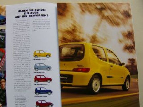 Fiat Seicento Prospekt März 1998 NEU