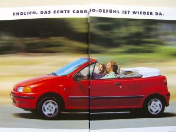 Fiat Punto Prospekt Juni 1996 +Preisliste NEU