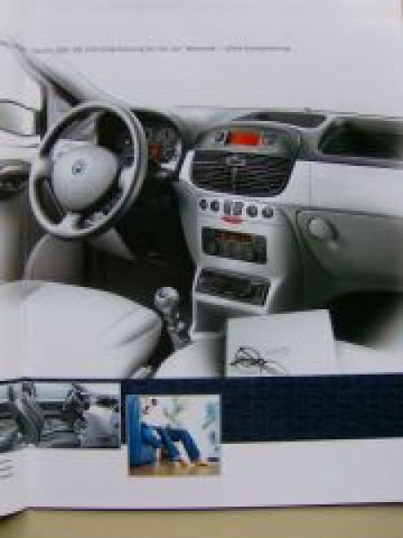 Fiat Punto Prospekt Juli 2003 NEU