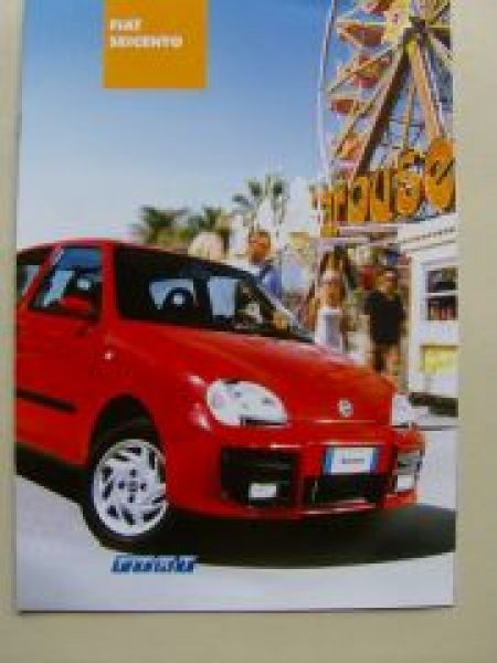 Fiat Seicento Prospekt Juni 2003 NEU