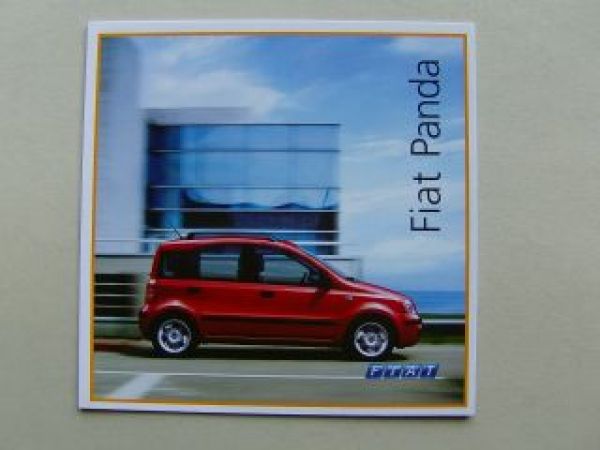 Fiat Panda Prospekt September 2003 A5 Format
