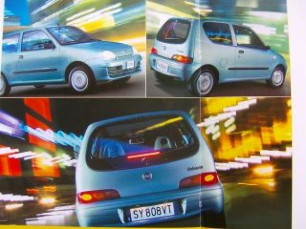 Fiat Seicento Prospekt Juni 2004 +Preisliste NEU