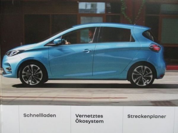 Renault Zoe +Riviera +Life +Zen +Intens Katalog Österreich April 2022