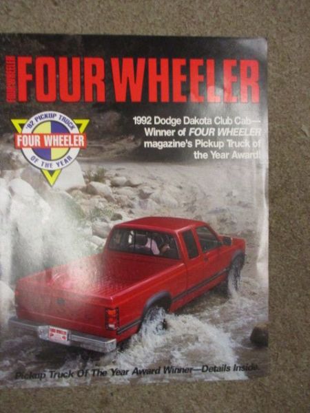 Four Wheeler 1992 Dodge Dakota Club Cab Sonderdruck USA Englisch