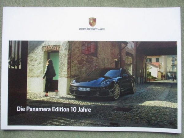 Porsche Panamera Edition 10 +Sport Turismo +E-Hybrid Katalog Oktober 2019 NEU