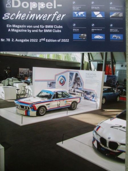 Der Doppelscheinwerfer Nr.78 2.Ausgabe M Z3 Coupe E36/8,540i E39 Limousine,Motorrad Days 2022