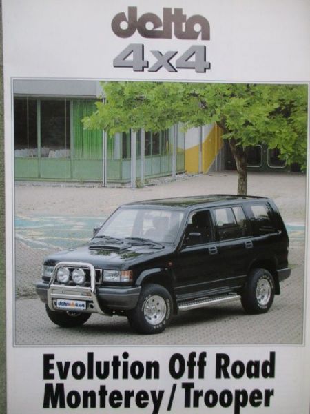 delta 4x4 Opel Monterey +Isuzu Trooper Katalog September 1992