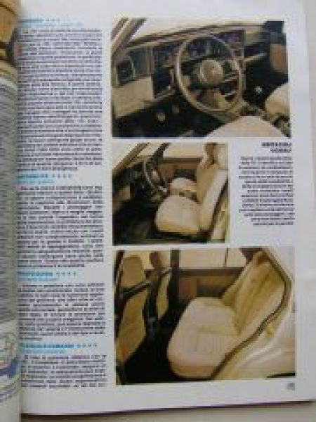 Quattroruote 1985 Alfa Romeo 75 20 TD,R5, Peugeot 205