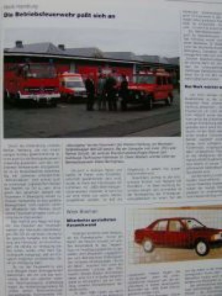 Daimler-Benz intern 1/1986 100 Jahre +300E W124