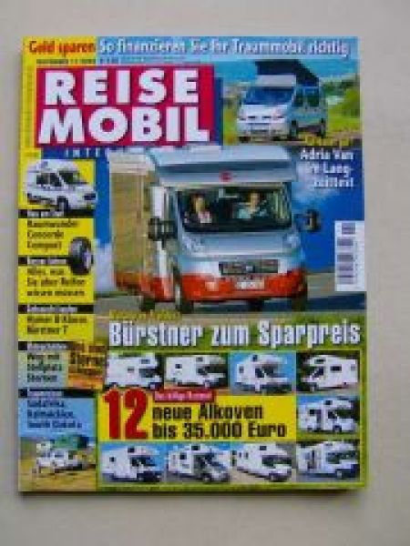 Reise Mobil 11/2006 Adria Van, Concorde Compact,Weinsberg