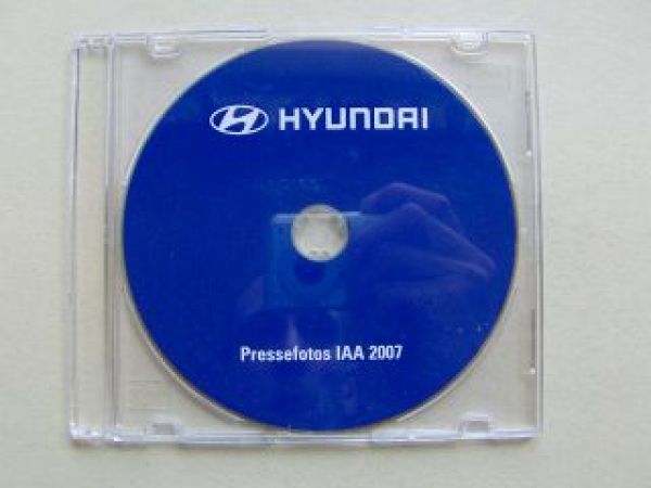 Hyundai Pressefotos IAA 2007 CD +Fotoblatt