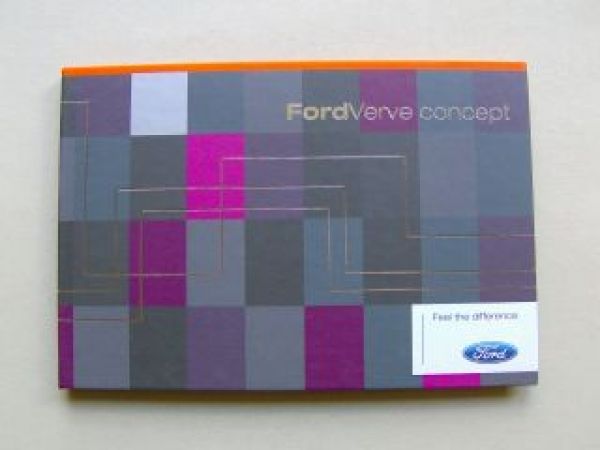 Ford Verve concept +CD Pressebuch
