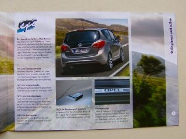 Opel Meriva Zubehör Prospekt Neues Modell Mai 2010