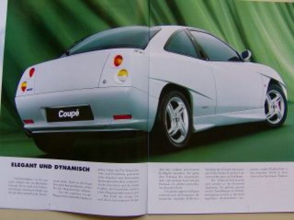 Fiat Coupè Prospekt Mai 1999 NEU +20V Turbo